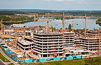Строительство гостинично-делового комплекса с теннисным центром в Минске