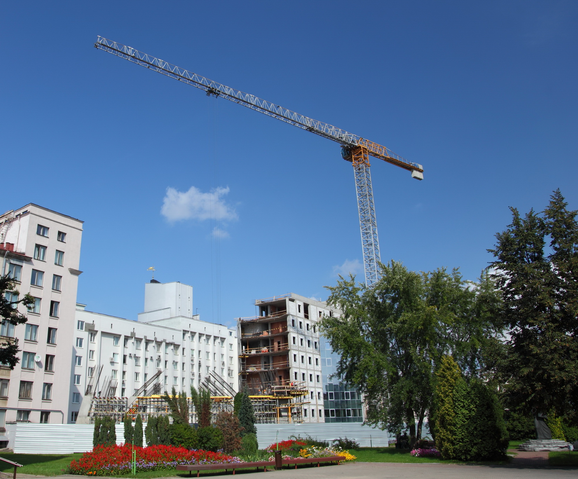 Строительство станции минского метрополитена «Вокзальная»